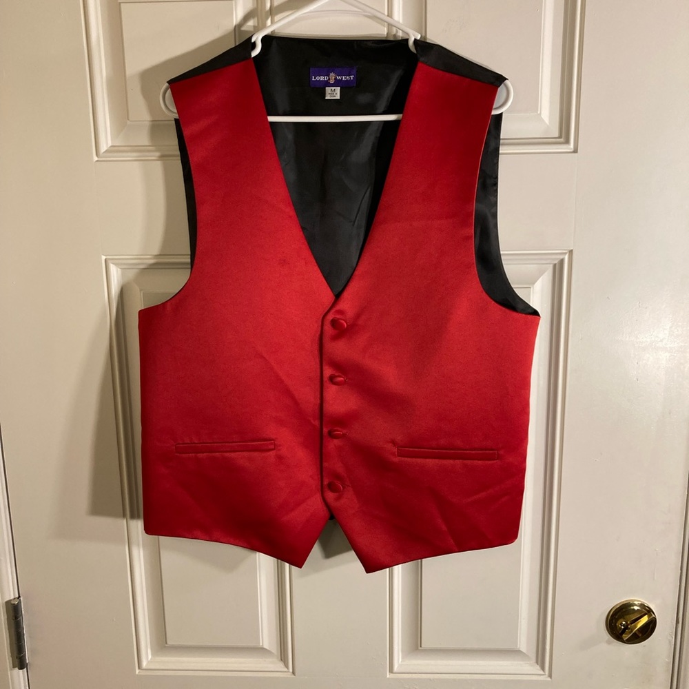 Elegant Red Vest for Men